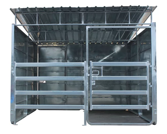 Galvanized Horse Stalls