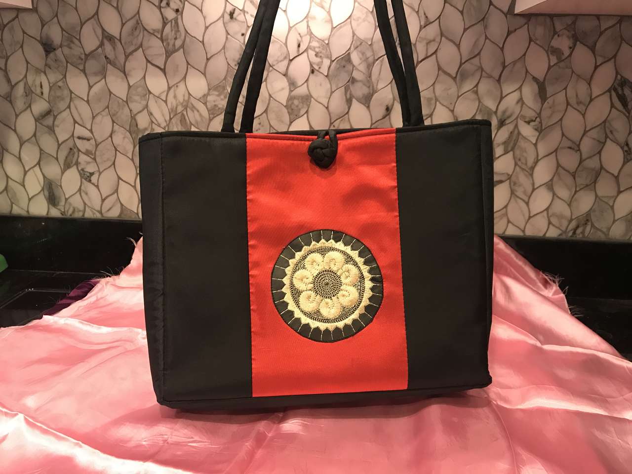 CHINA SILK PURSE OR COMPUTER BAG