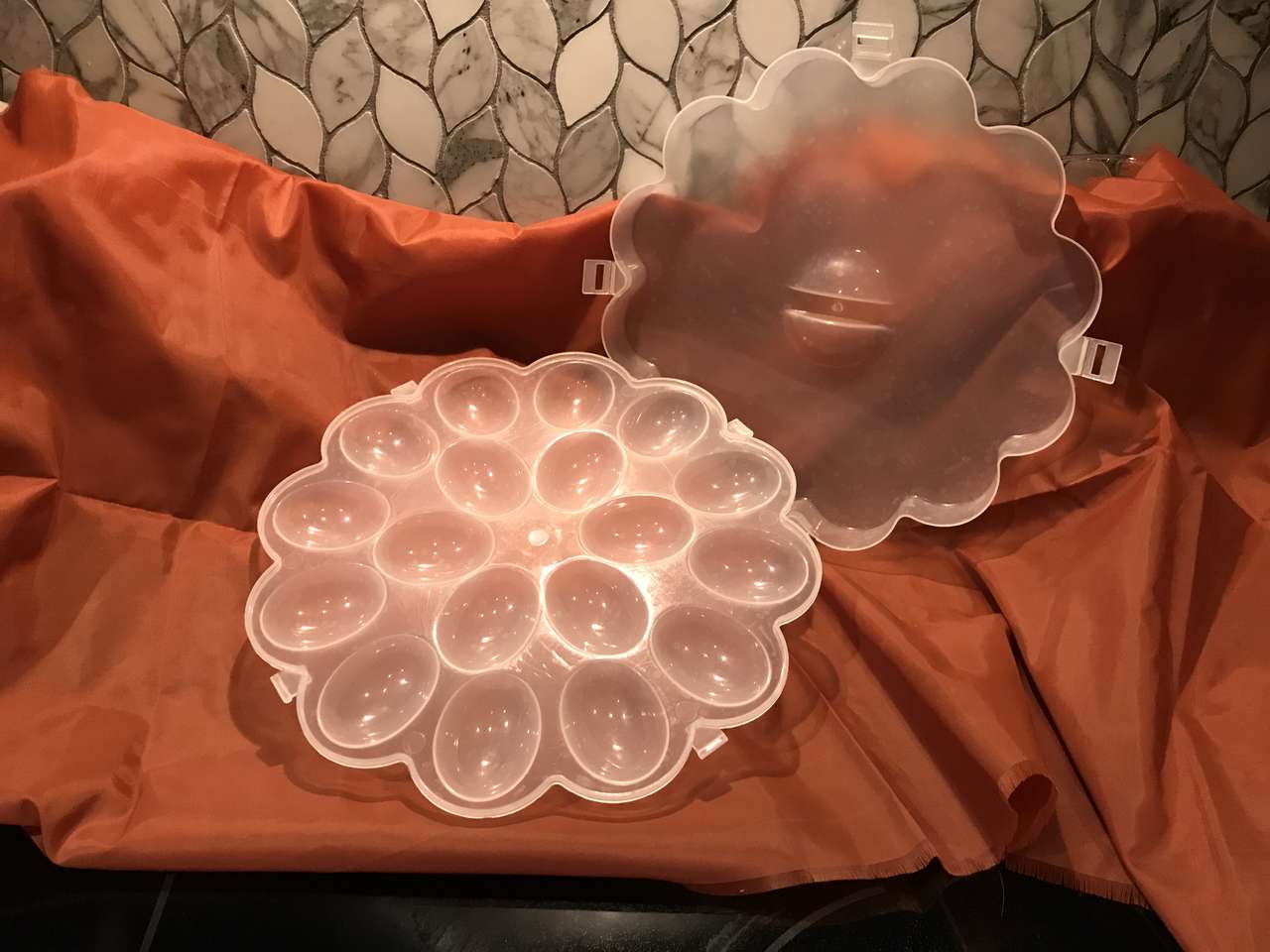 EGG TRAY with SNAP-ON LID