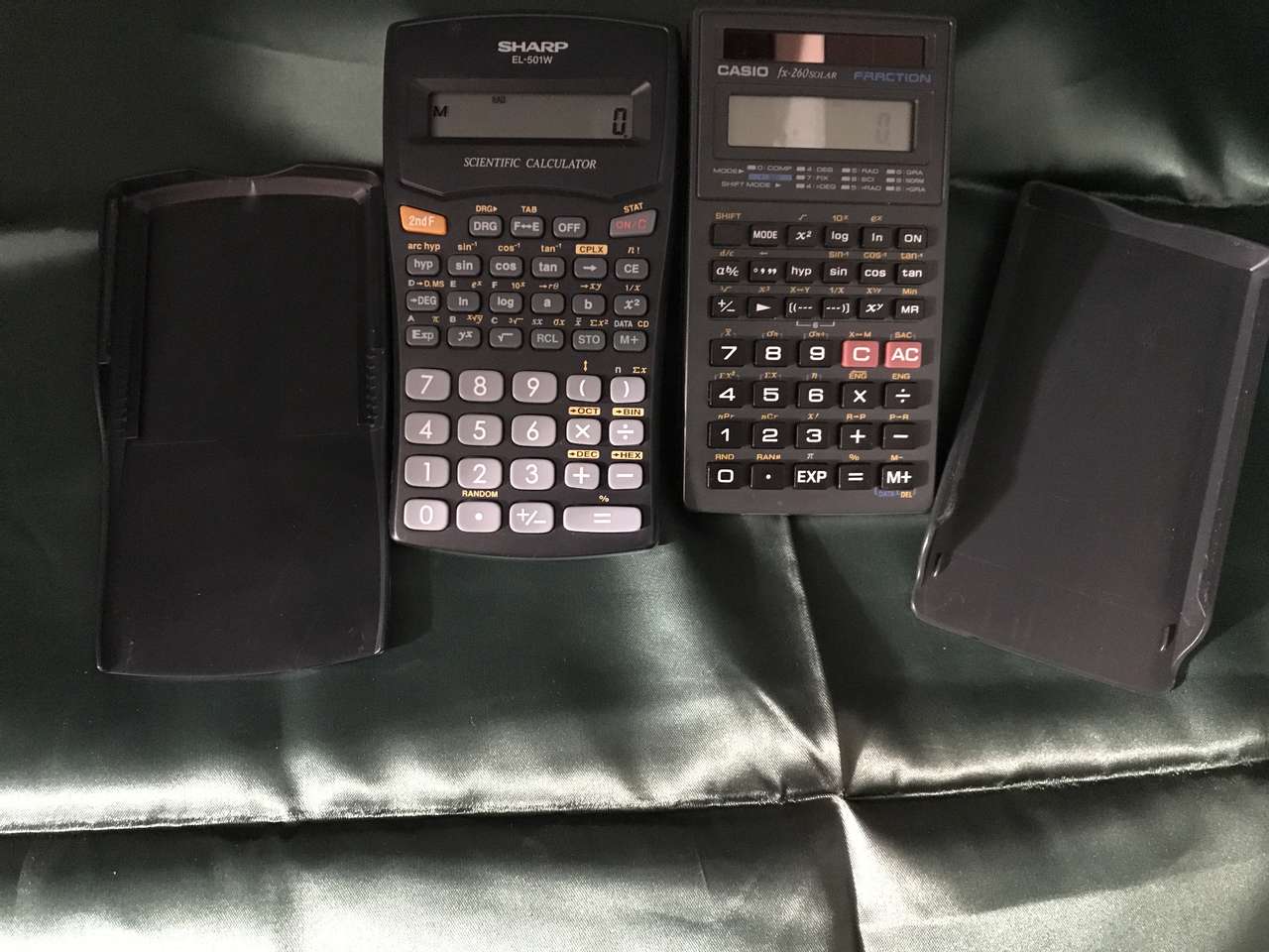 CALCULATORS CASIO FRACTION and SHARP SCIENTIFIC