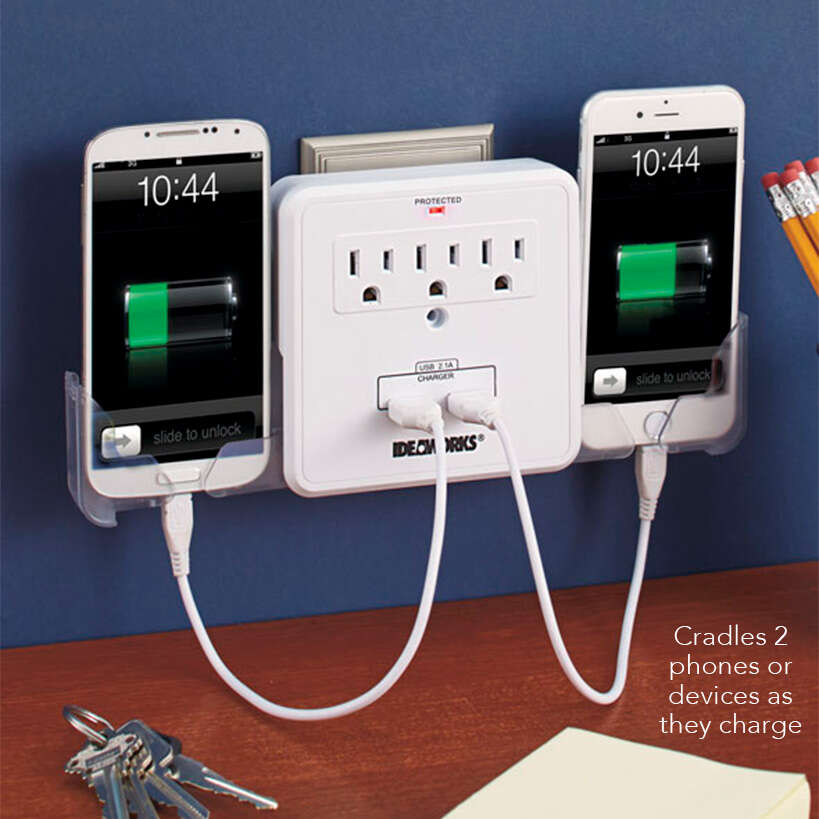PHONE DEVICE USB CHARGER and MULTI-OUTLET by IDEAWORKS
