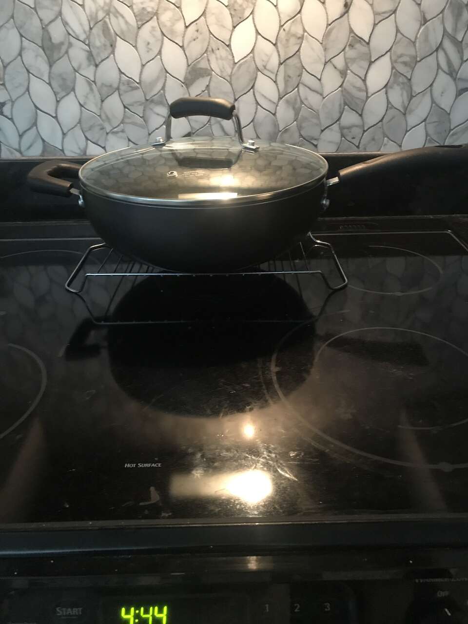 FRYING PAN with LID, DEEP DISH, NON-STICK