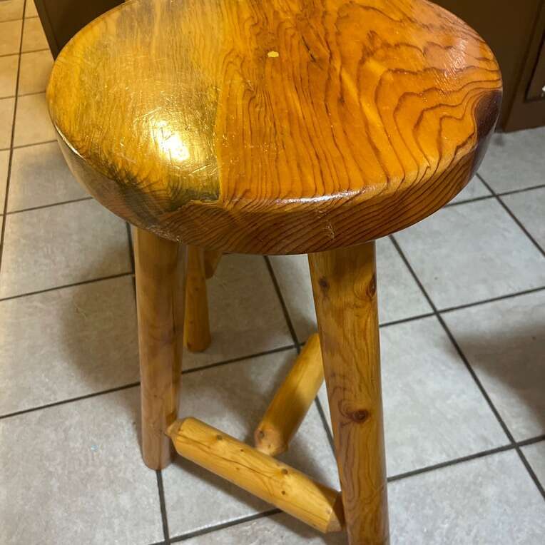 Log Stool Furniture