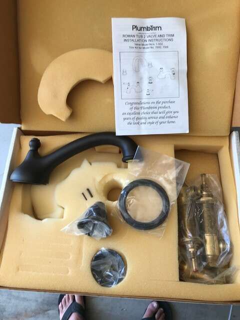 Plumbtrim tub faucet