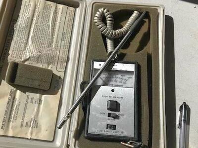 HVAC anemometer for duct work