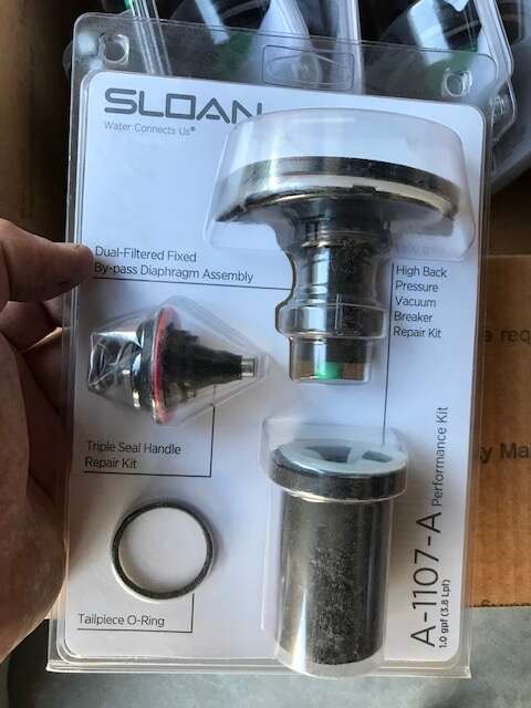 Sloan urinal repair kits A-1107-A 1 gpf Plumbers special