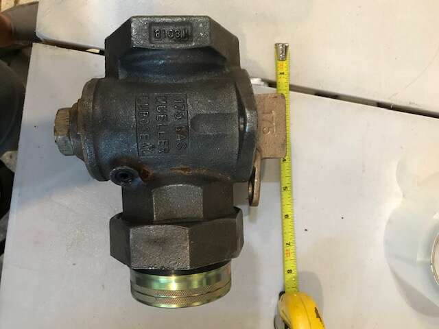 Mueller 2 inch gas valve luboseal 18018 175 gas plumbing