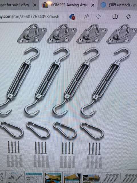 Stainless steel Turnbuckle bolts hooks by HOMPER for anchoring whatever