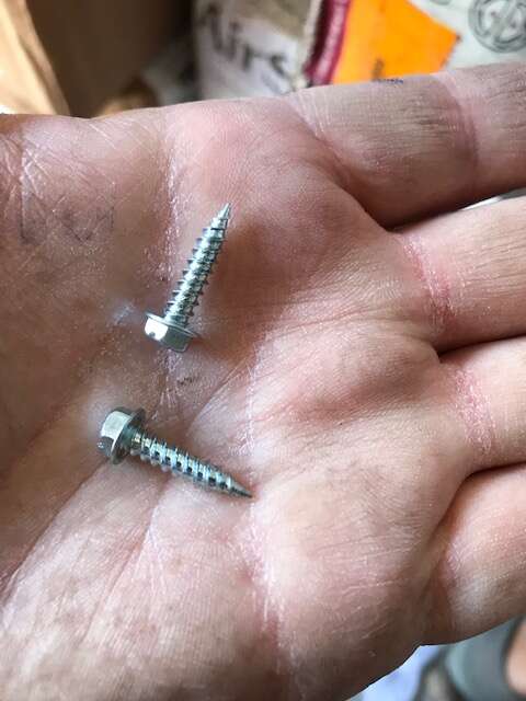 MALCO HW size 8 x 3/4 inch HEX head piercing head screw almost 10000pcs