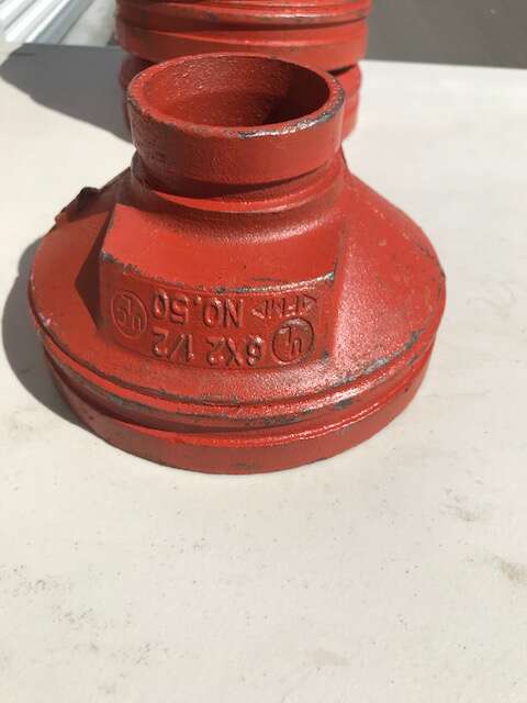 Victaulic reducers and elbows