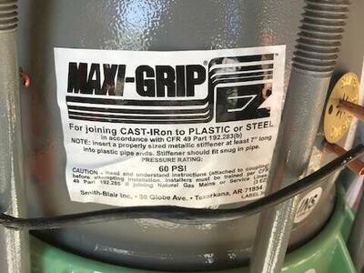 Smith Blair maxi grip ez coupling 8 inch