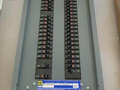 #3 New in box Square d NQ 225amp 42space 208-230v 3ph 4w