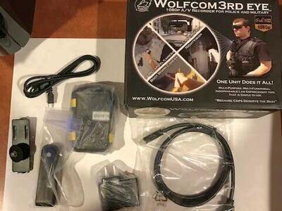 Wolfcom 3rd eye 1080p BODY CAM camera