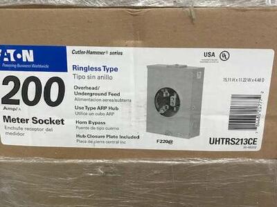 Eaton UHTRS213cg Meter electrical base