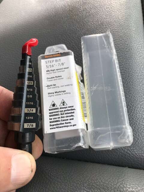 Shows 1 you get QTY 5 -Step drill bits 3/16 to 7/8 for $40 ($8 ea basically)