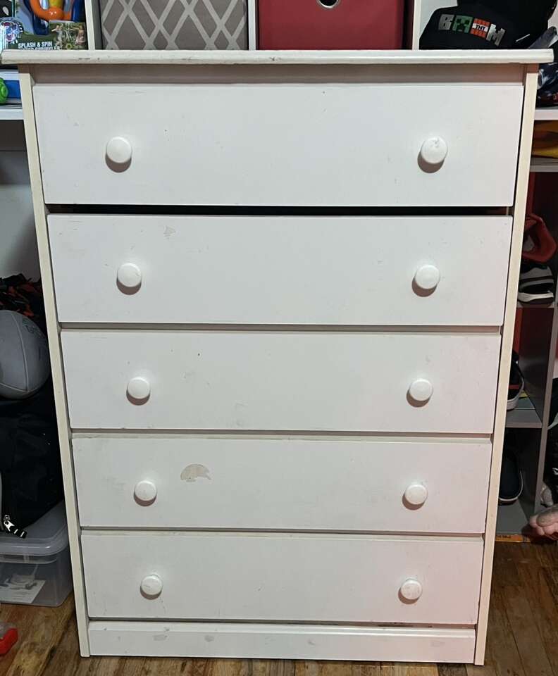 White Wooden Dresser Furniture
