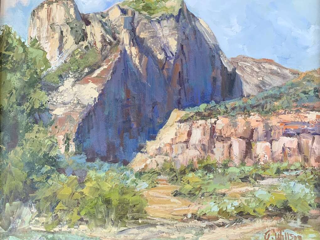 OIL PAINTING ORIGINAL Zions Trail