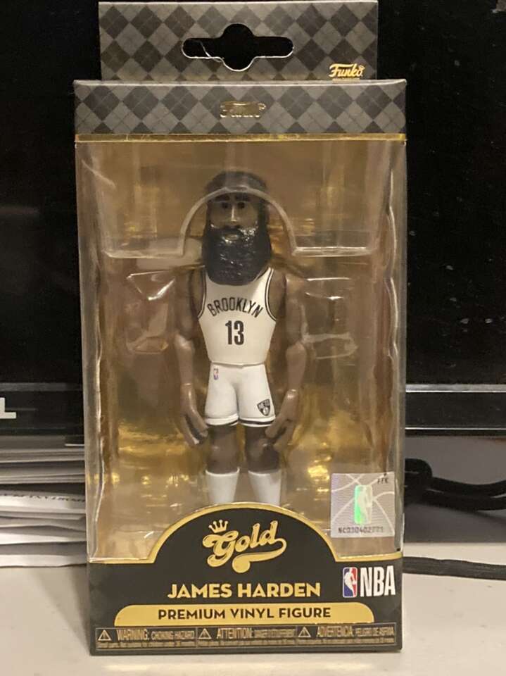 James Harden Funko Gold