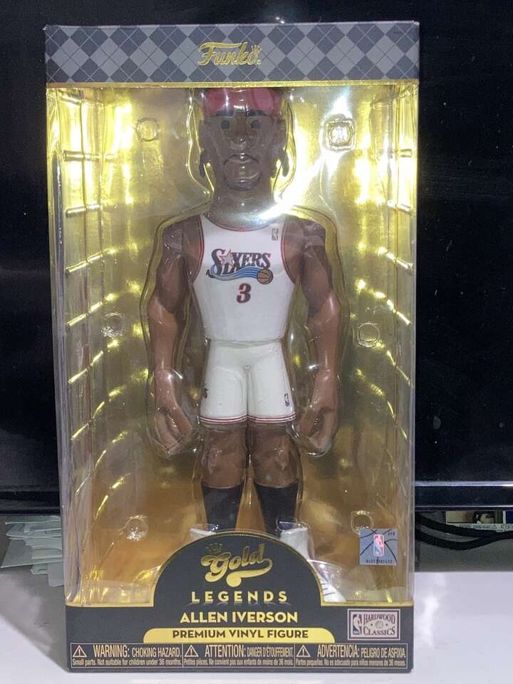Allen Iverson Funko Gold Jumbo