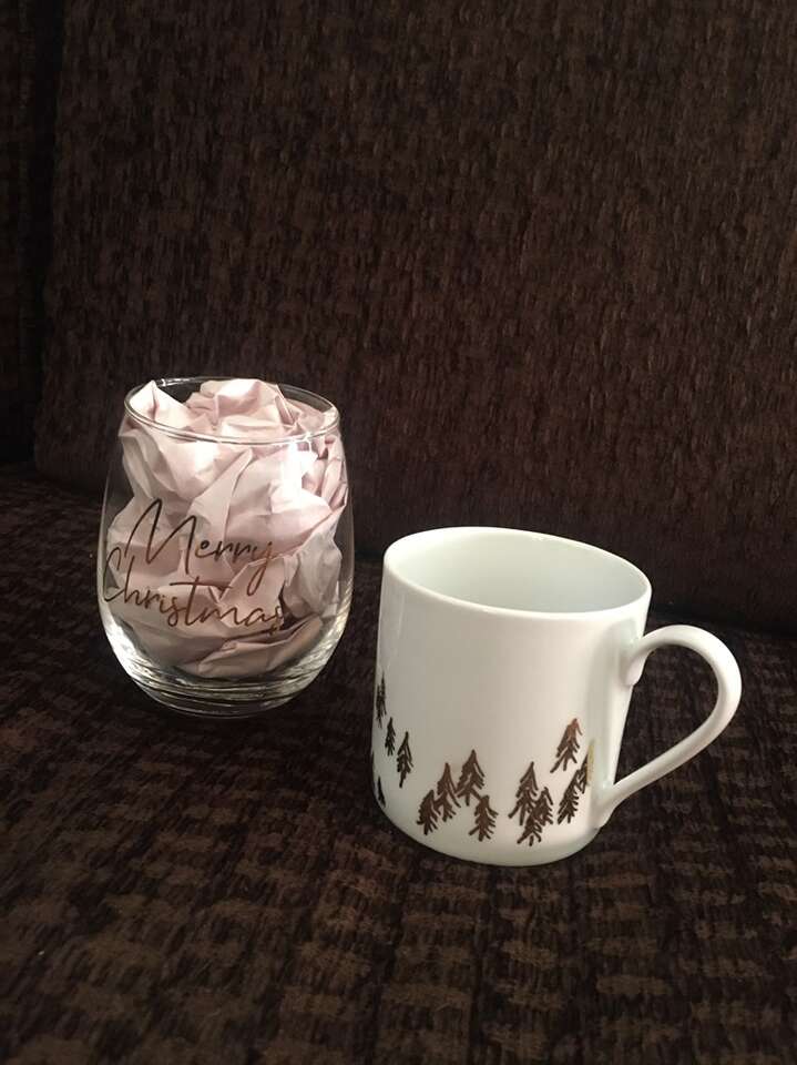 Christmas Glass And Christmas Cup