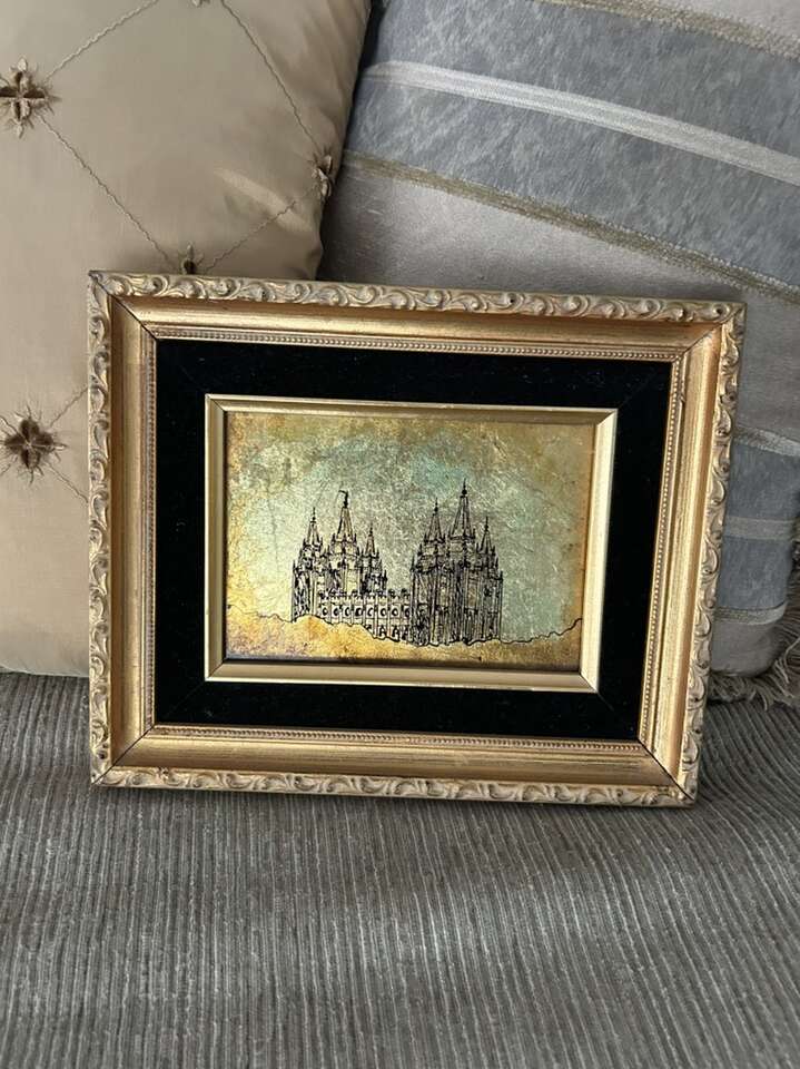 Unique Picture Of The Salt Lake Temple