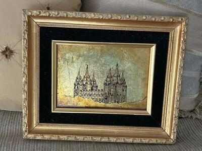 Unique Picture Of The Salt Lake Temple