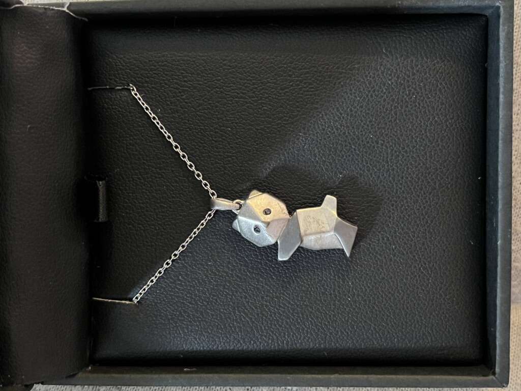 Origami Panda Necklace