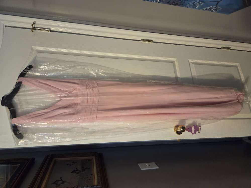pink prom dress