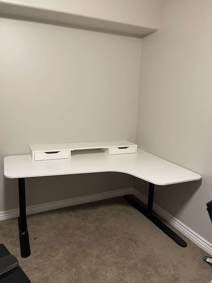 White IKEA Desk Furniture
