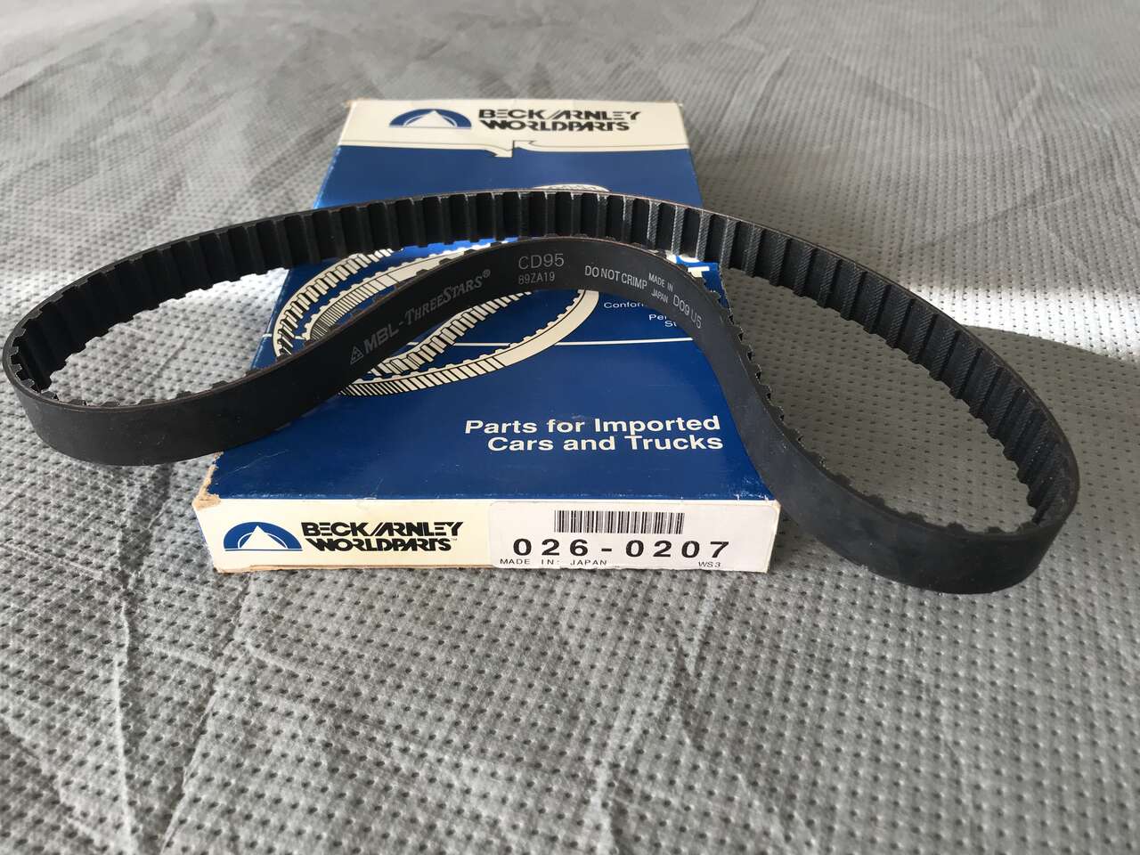 Genuine Japan Made 1986-1995 Suzuki Samurai, Swift Timing Belt for 1.3 L 4 cylinders