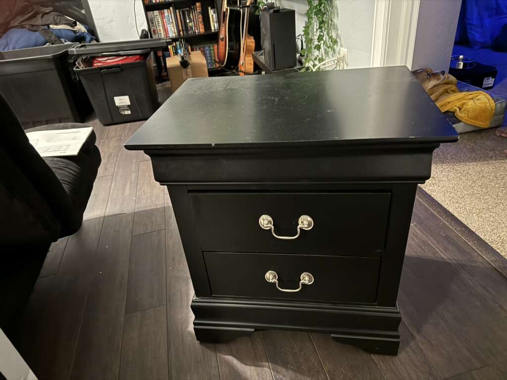 Black Nightstand Furniture