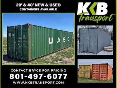 20'& 40' Shipping Containers / Cargo Worthy / One Trip / New & Used / Connex / Connex Box / Storage /