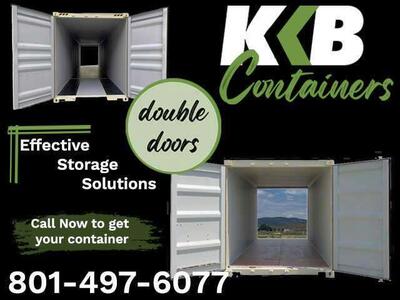 40' High Cube Double Door One Trip Shipping Container / Connex Box / Farm Storage / Cabin Storage / Equipment Storage