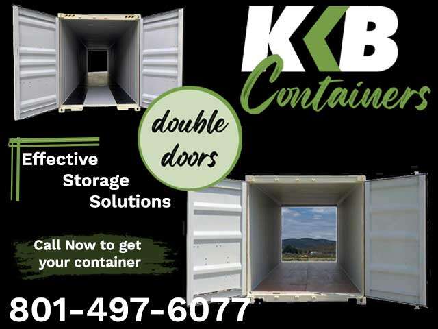 40' High Cube Double Door One Trip Shipping Container / Connex Box / Storage Shed / Cabin Storage / Equipment Storage