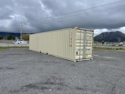 40' New One Trip High Cube Shipping Container / Connex / Connex Box / Farm Storage / Cabin Storage / Equipment Storage