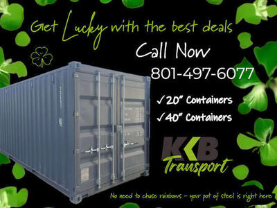 20' STD and 40' New One Trip High Cube Shipping Container / Connex / Connex Box / Farm Storage / Cabin / Equipment / Shed