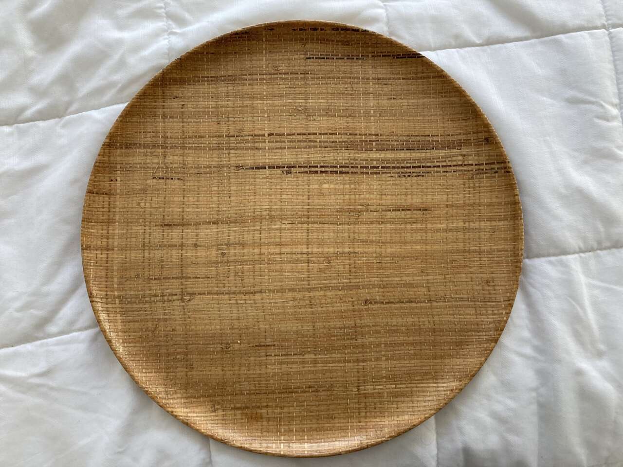 Vintage Abaca Grainware Tray