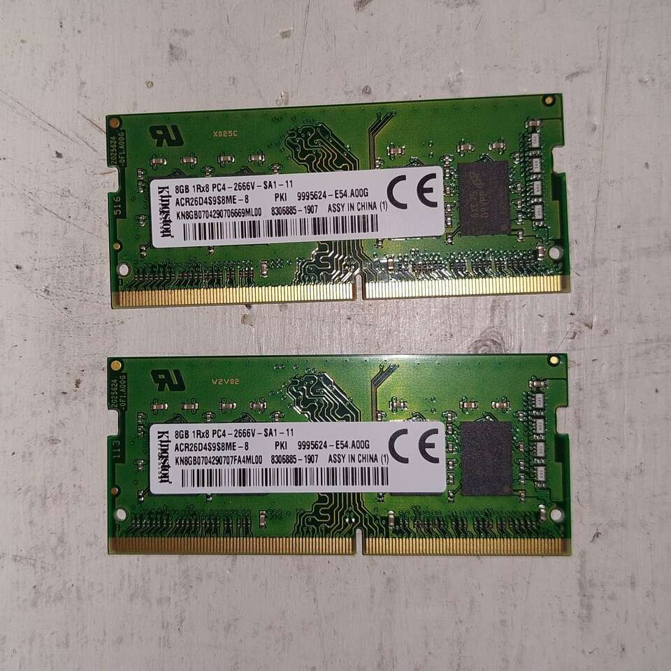 2x8gb laptop RAM Computers