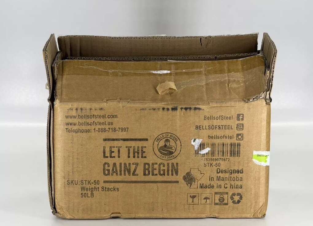 New Bells Of Steel 50 Pound Weight Stack In 10lbs