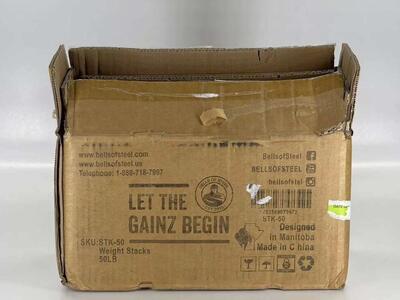 New Bells Of Steel 50 Pound Weight Stack In 10lbs