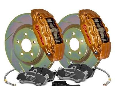 Brembo OE Gold Big Brake FRONT and REAR kit for Subaru Impreza WRX or STI