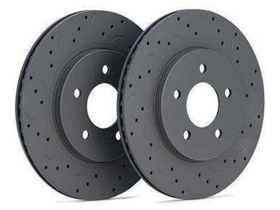 Hawk Talon Brake Rotors Cross Drilled and Slotted Rear 2015-2016 Subaru WRX Outback 2015-2017