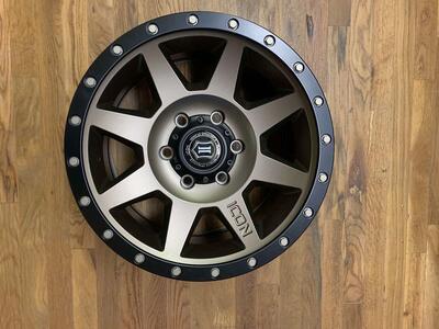 Icon Rebound Bronze **SINLGE WHEEL** 17x8.5 +25 offset 6x5.5