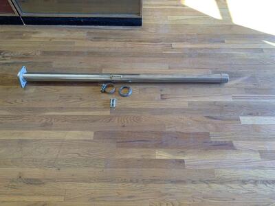 Ford F-150 Resonator Delete 2.5'' piping Exhaust 154'' For 2015-2020 Ford F150 FactionFab Faction Fab