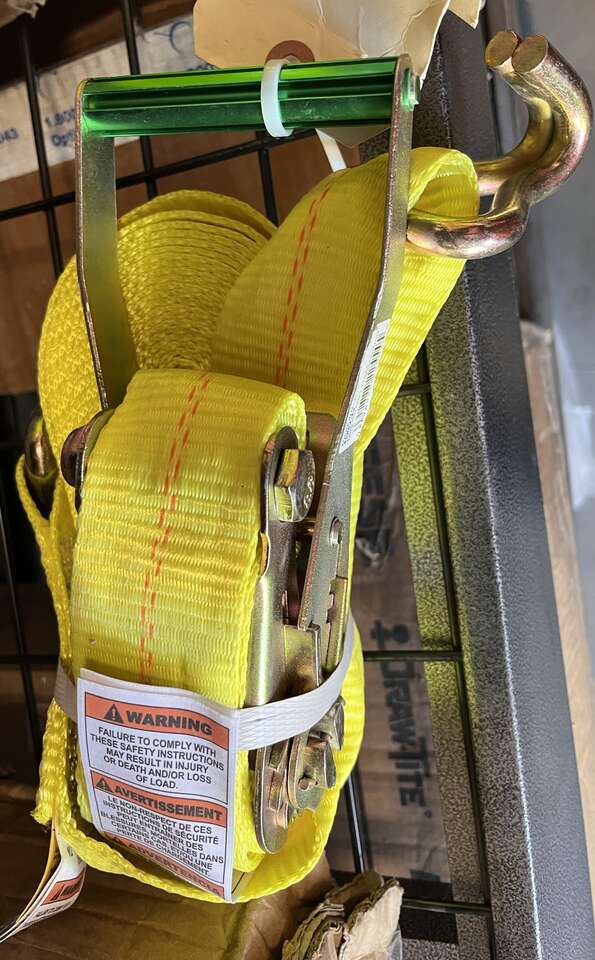 Imperial Supplies ancra 2x30 ratchet straps with wire hooks