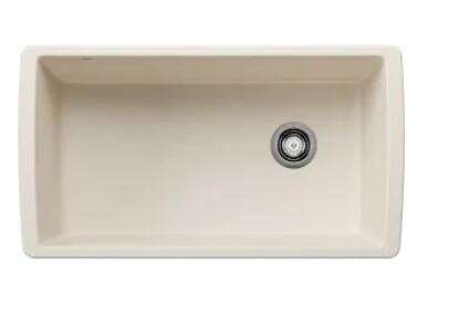 Blanco Diamond Super Single Bowl Undermount Sink, SoftWhite