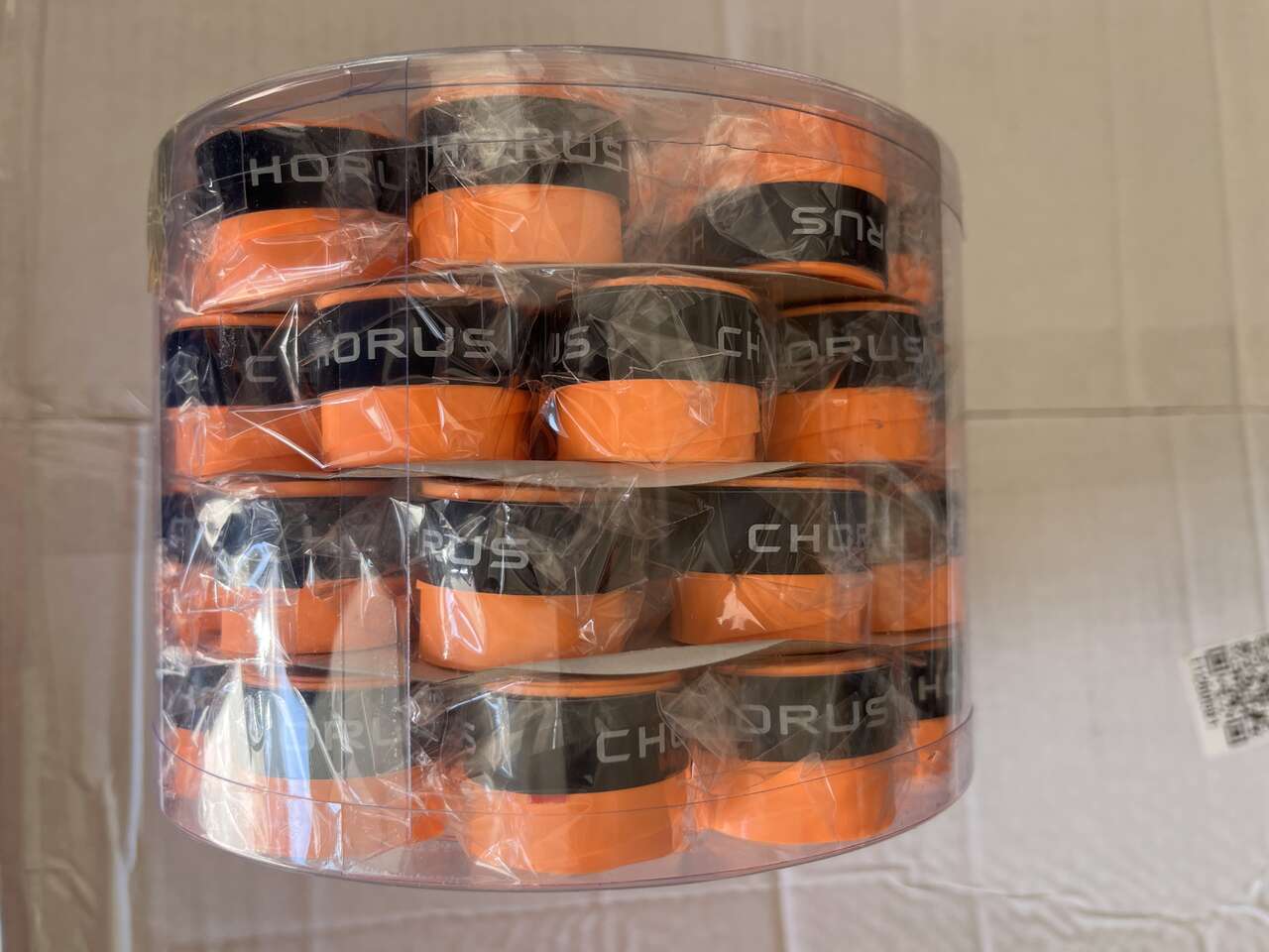 Chorus Overgrip Pickleball or Tennis - Pack of 10, Orange or Red or Mix/Match