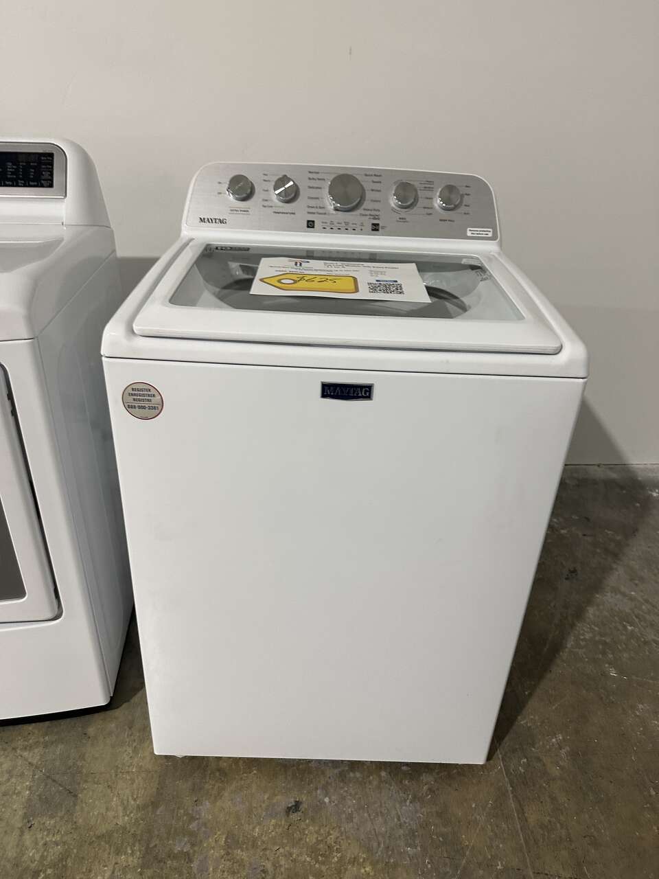 GORGEOUS NEW TOP LOAD WASHER MODEL: MVW5435PW WAS12120S