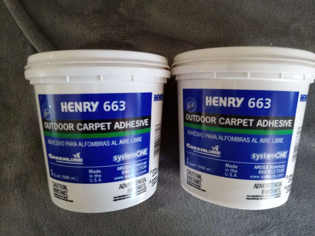 Henry Outdoor Carpet Adhesive!