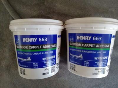 Henry Outdoor Carpet Adhesive!